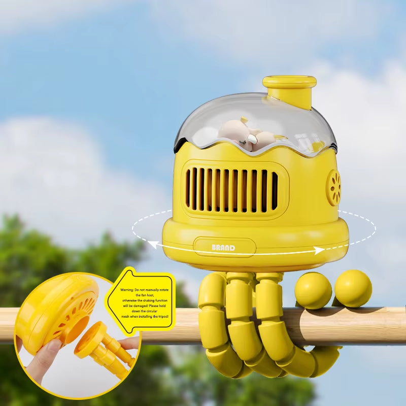 Vetra BabyBreeze - Baby Safe Bladeless Stroller Fan and Night Light