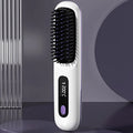 Vetra Pro Ionic Straightening Brush-  Ceramic Heating Hair Comb Wireless Portable Negative Ion Technology